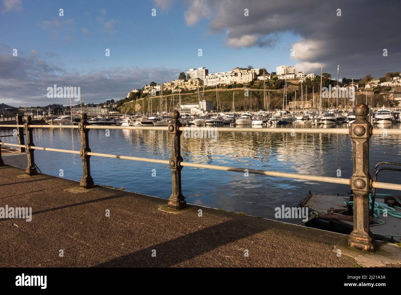 Le port de Torquay, Devon, UK Banque D'Images