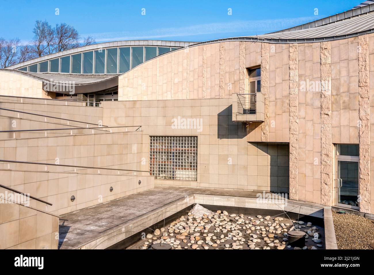 Musée d'art et de technologie japonais de Manggha à Cracovie, en Pologne. Banque D'Images