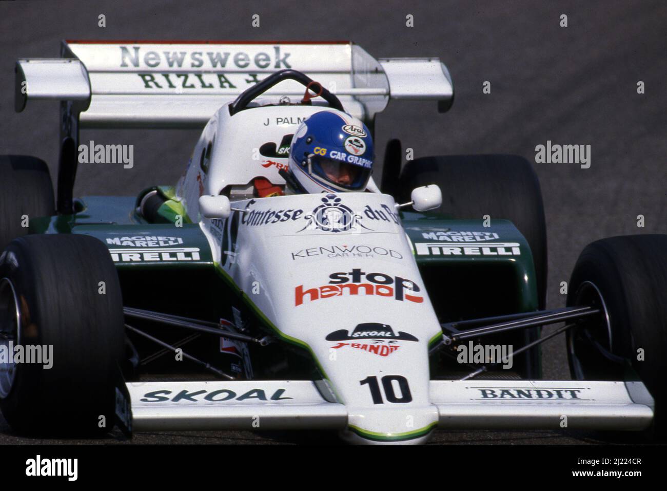 Jonathan Palmer (GBR) RAM 02 Hart Banque D'Images