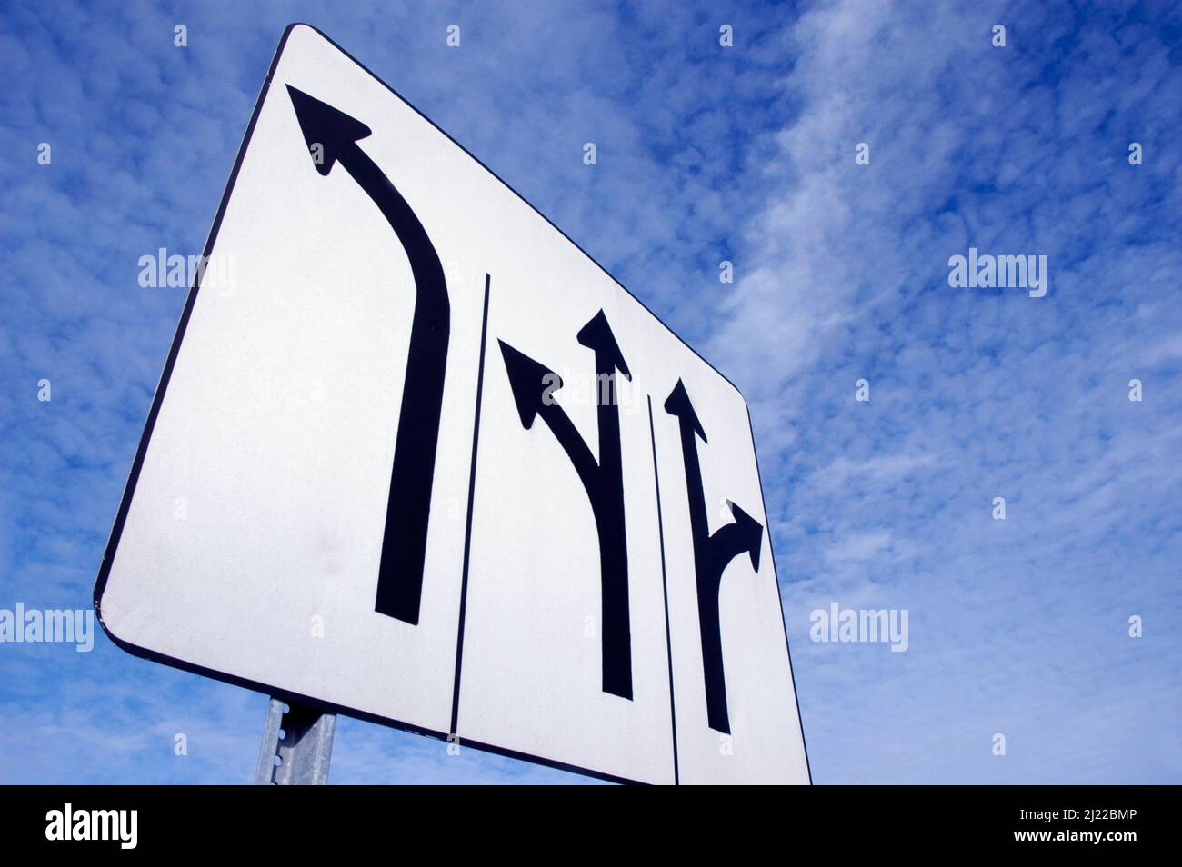 Panneaux de signalisation multidirectionnels pour les conducteurs de circulation une indication