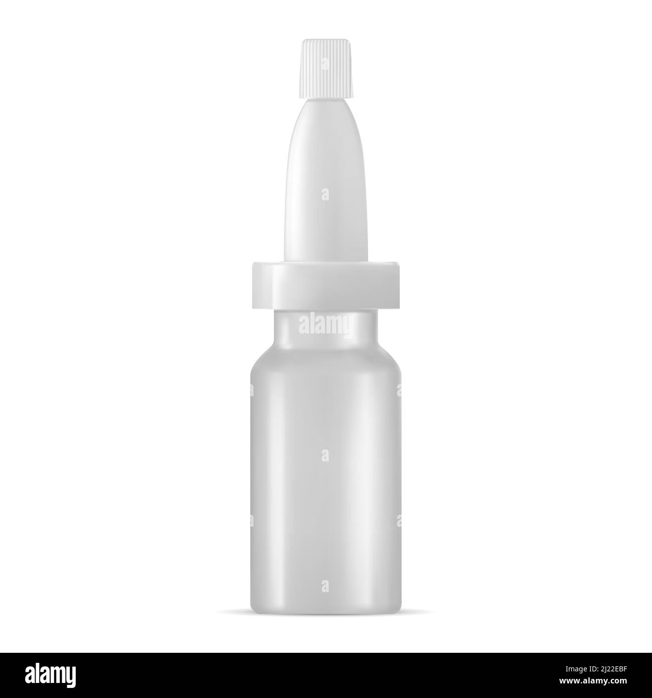 Flacon médical. Conception d'ampoules pour vaccins à base d'acide cosmétique. Flacon d'injection, flacon de médicament avec bouchon. Modèle jar d'antidote de coronavirus, vecteur réaliste Illustration de Vecteur