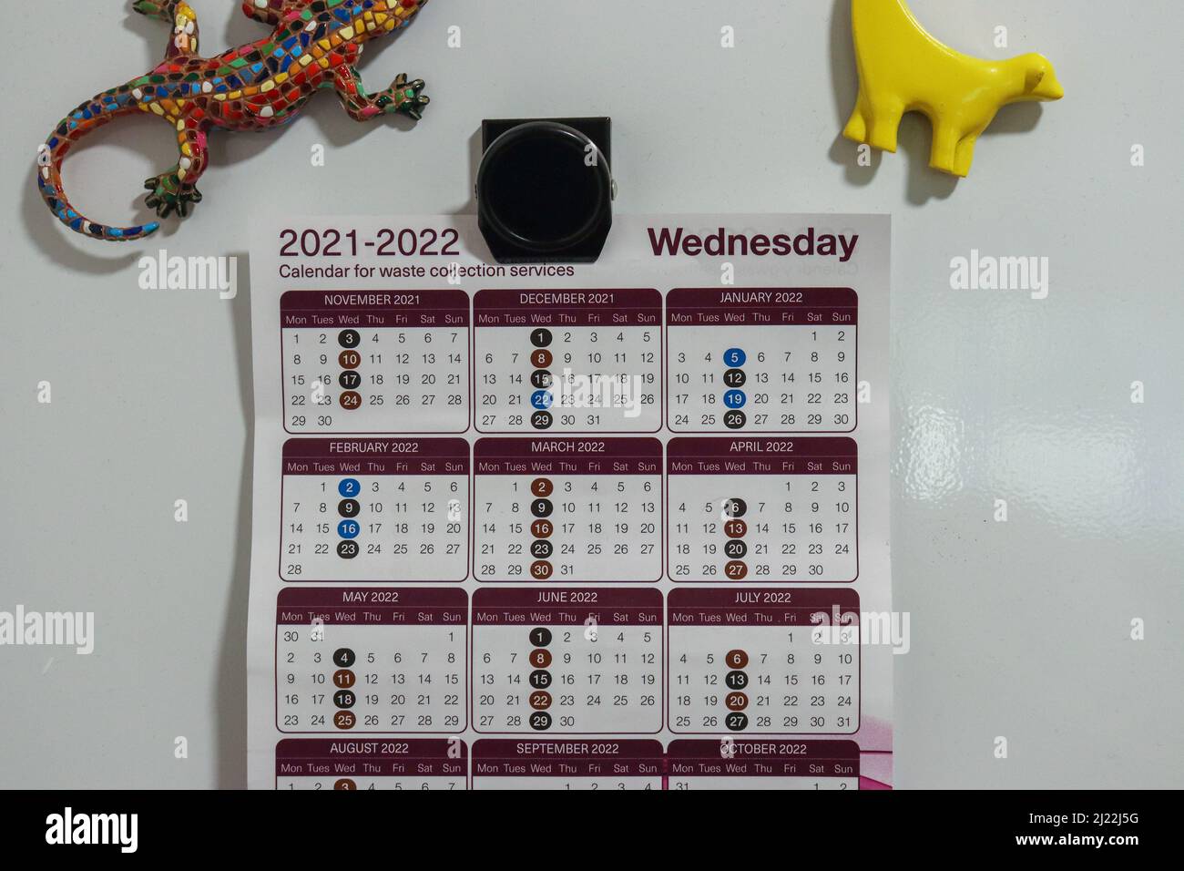 Calendrier 2023 des poubelles