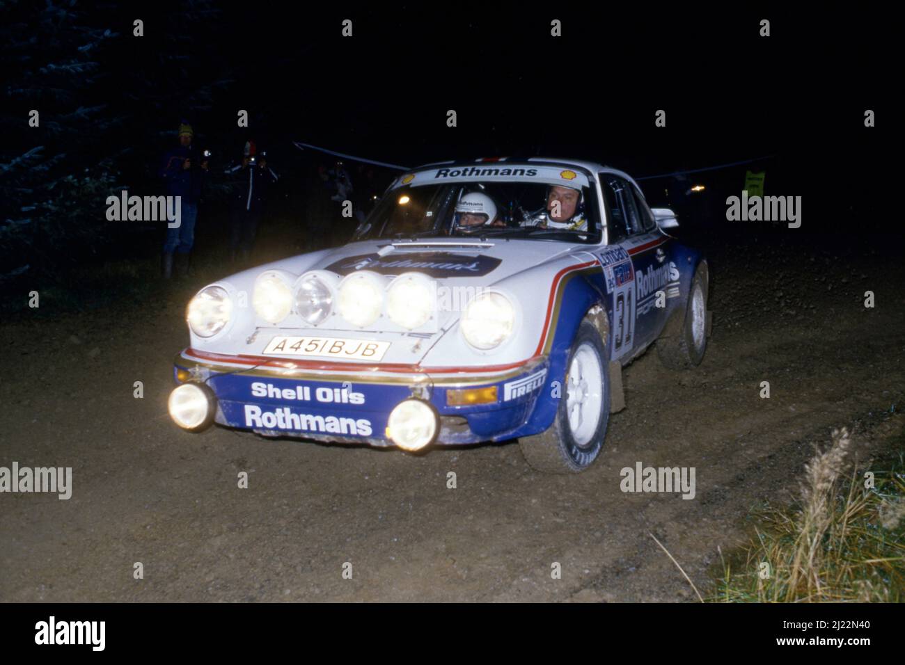 Roger Clark (GBR) Ian Grindrod (GBR) Porsche 911 SC RS GRB Rothmans ...