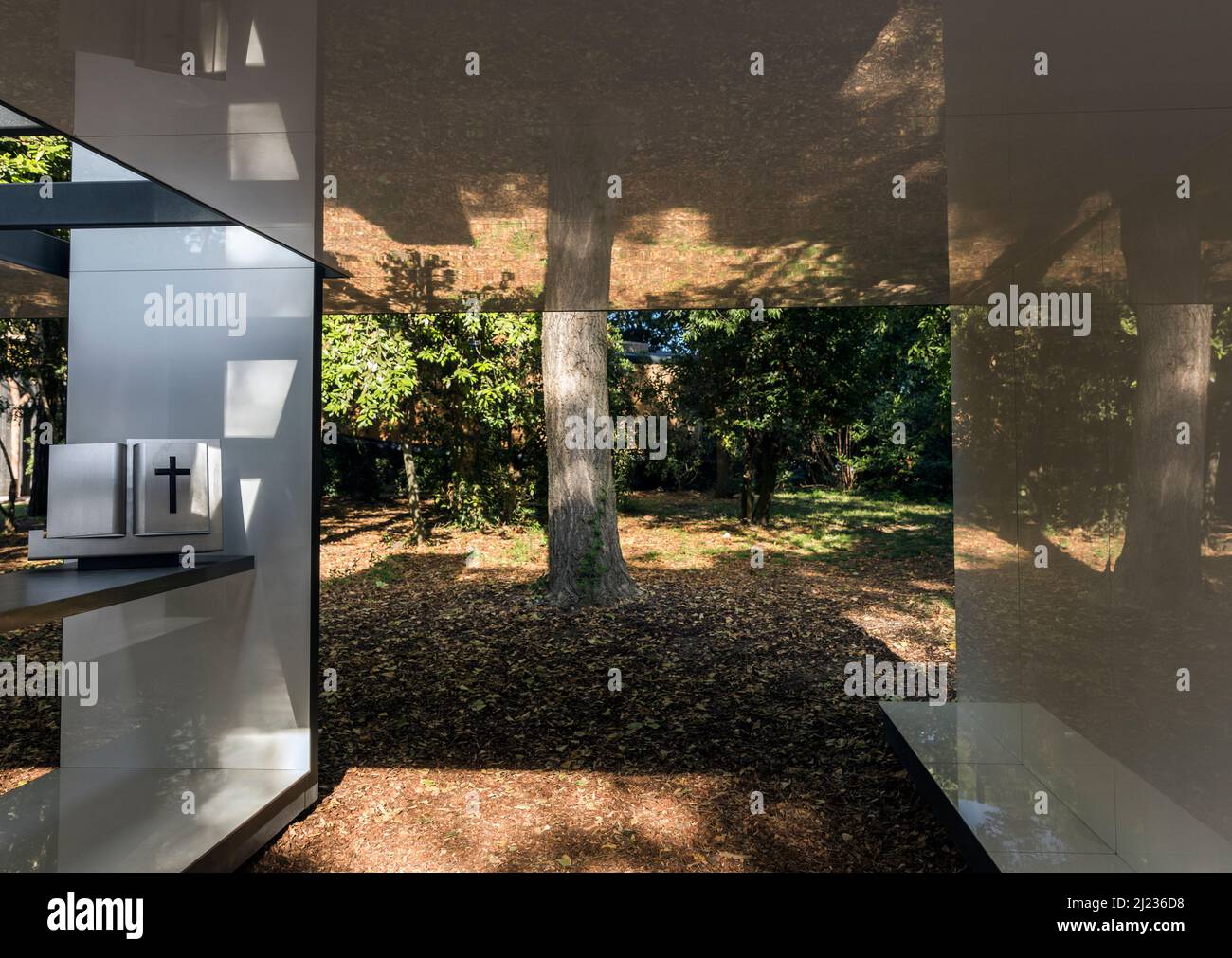 Italie, Venise, exposition d'art à la Biennale Giardini Banque D'Images
