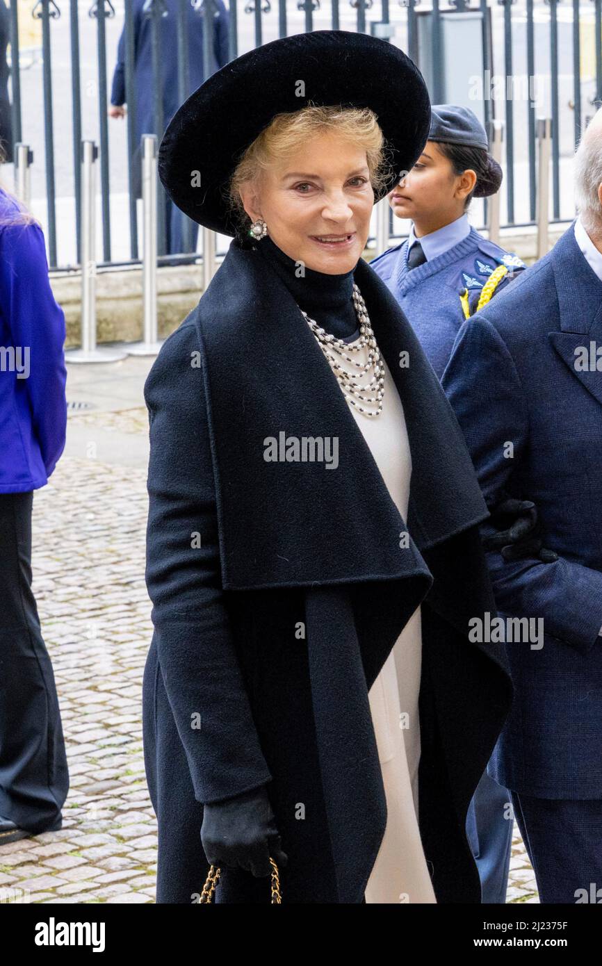 Londres, Royaume-Uni, le 29 mars 2022, le prince et la princesse Michael de Kent arrivent à l'abbaye de Westminster à Londres, le 29 mars 2022, pour assister au Service de Thanksgiving pour la vie du prince Philip, duc d'Édimbourg photo: Albert Nieboer/pays-Bas OUT/point de vue OUT Banque D'Images