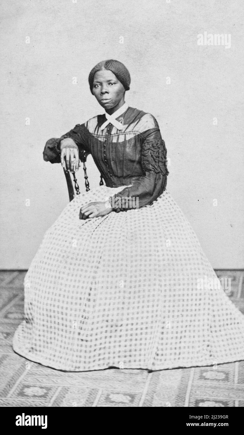Harriet Tubman, Harriet Tubman (née Araminta Ross, c. 1822 – 1913) était un abolitionniste et activiste politique américain. Banque D'Images
