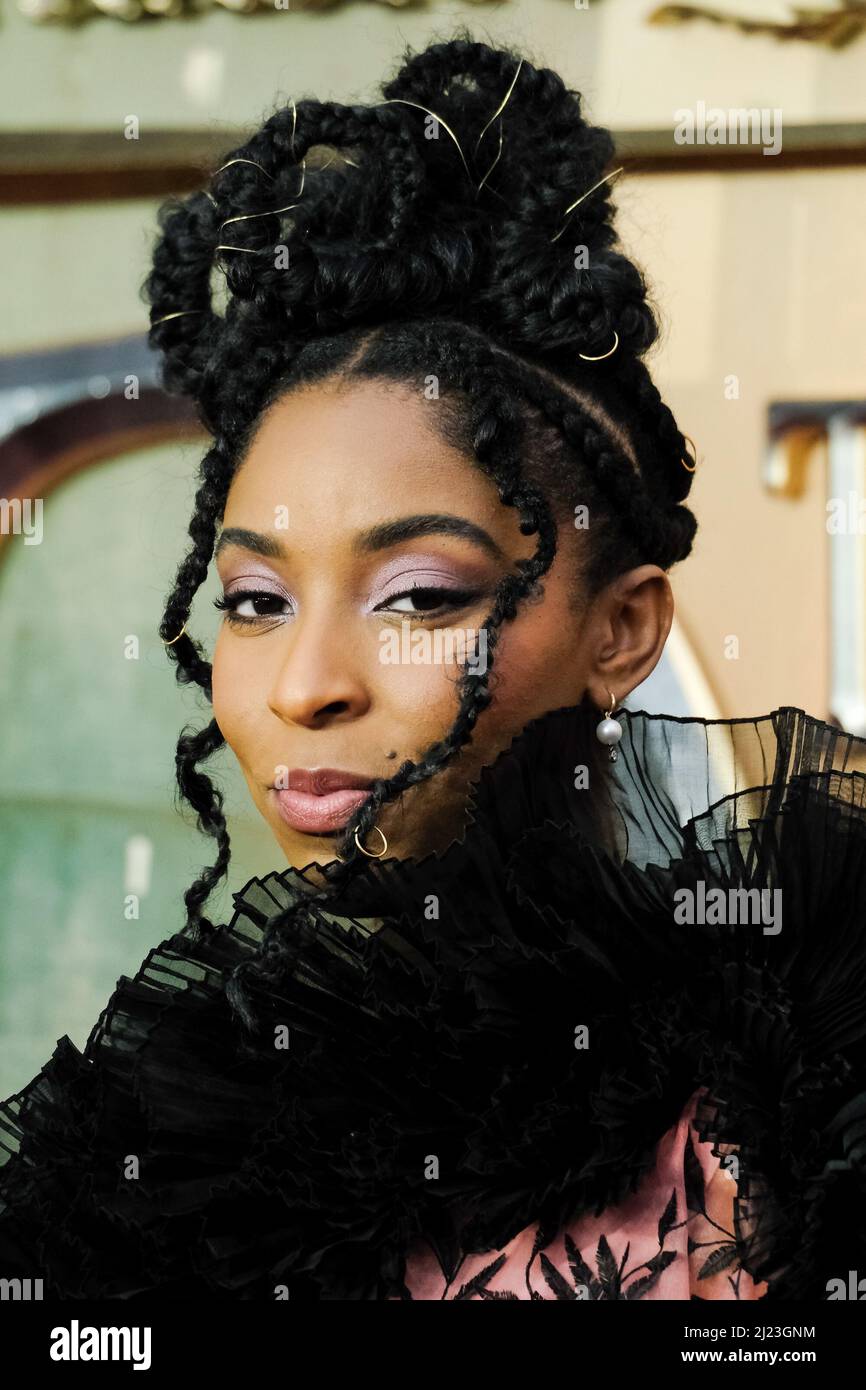 Londres, Royaume-Uni. 29th mars 2022. Jessica Williams assiste à la première mondiale des bêtes fantastiques: Les secrets de Dumbledore le mardi 29 mars 2022 à la salle du Festival Royal Credit: Julie Edwards/Alay Live News Banque D'Images