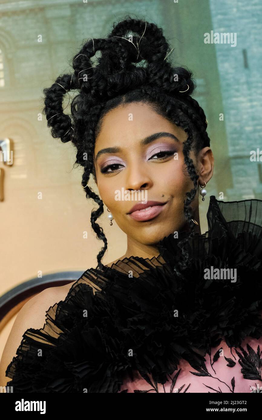 Londres, Royaume-Uni. 29th mars 2022. Jessica Williams assiste à la première mondiale des bêtes fantastiques: Les secrets de Dumbledore le mardi 29 mars 2022 à la salle du Festival Royal Credit: Julie Edwards/Alay Live News Banque D'Images