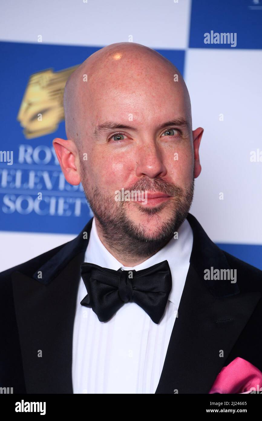 Londres, Royaume-Uni. 29 mars 2022. Tom Allen assistant aux Royal Television Society Program Awards à l'hôtel Grosvenor de Londres. Date de la photo: Mardi 29 mars 2022. Le crédit photo devrait se lire: Matt Crossick/Empics/Alamy Live News Banque D'Images