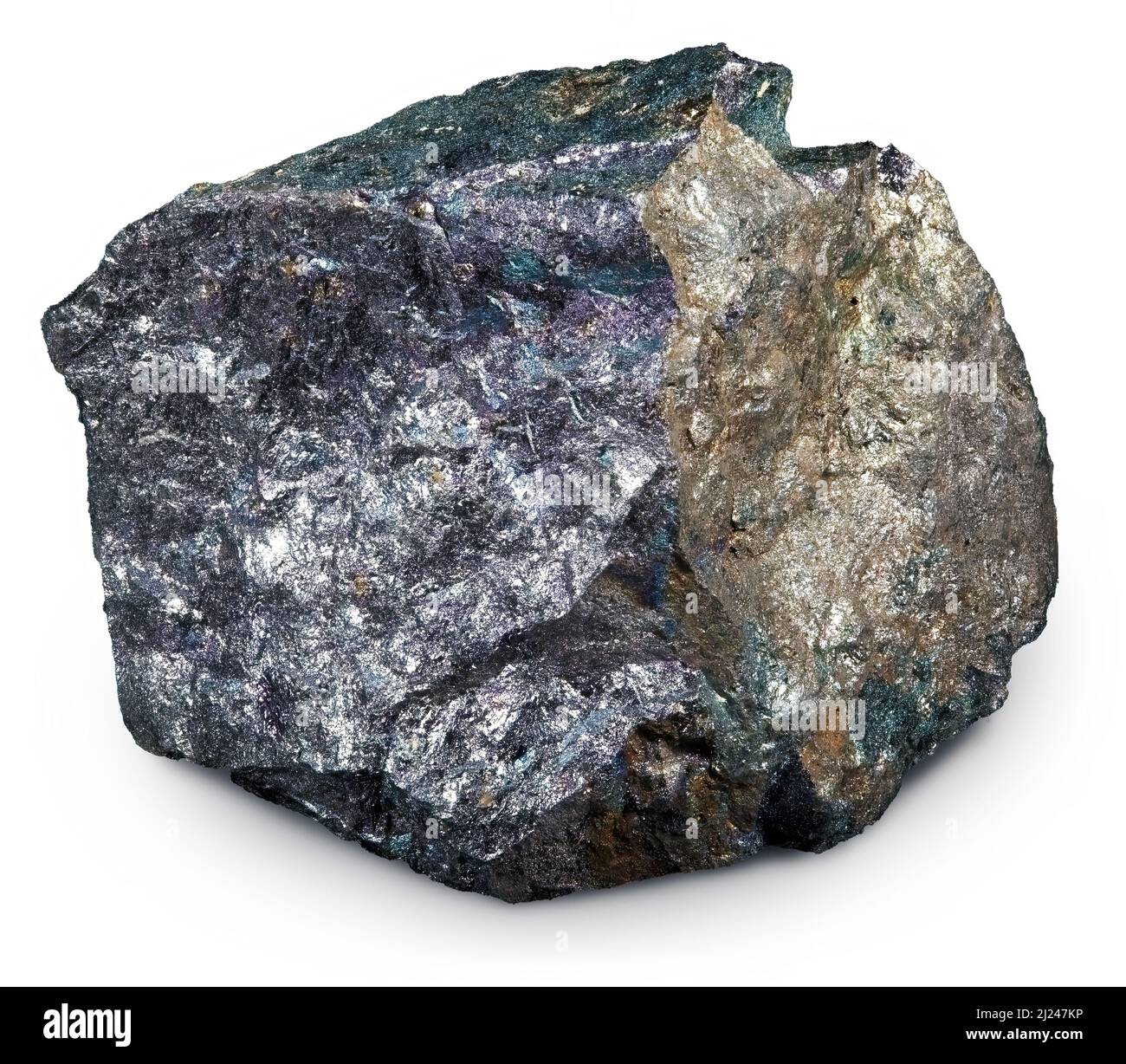 Chalcocite (minerai de cuivre) Banque D'Images