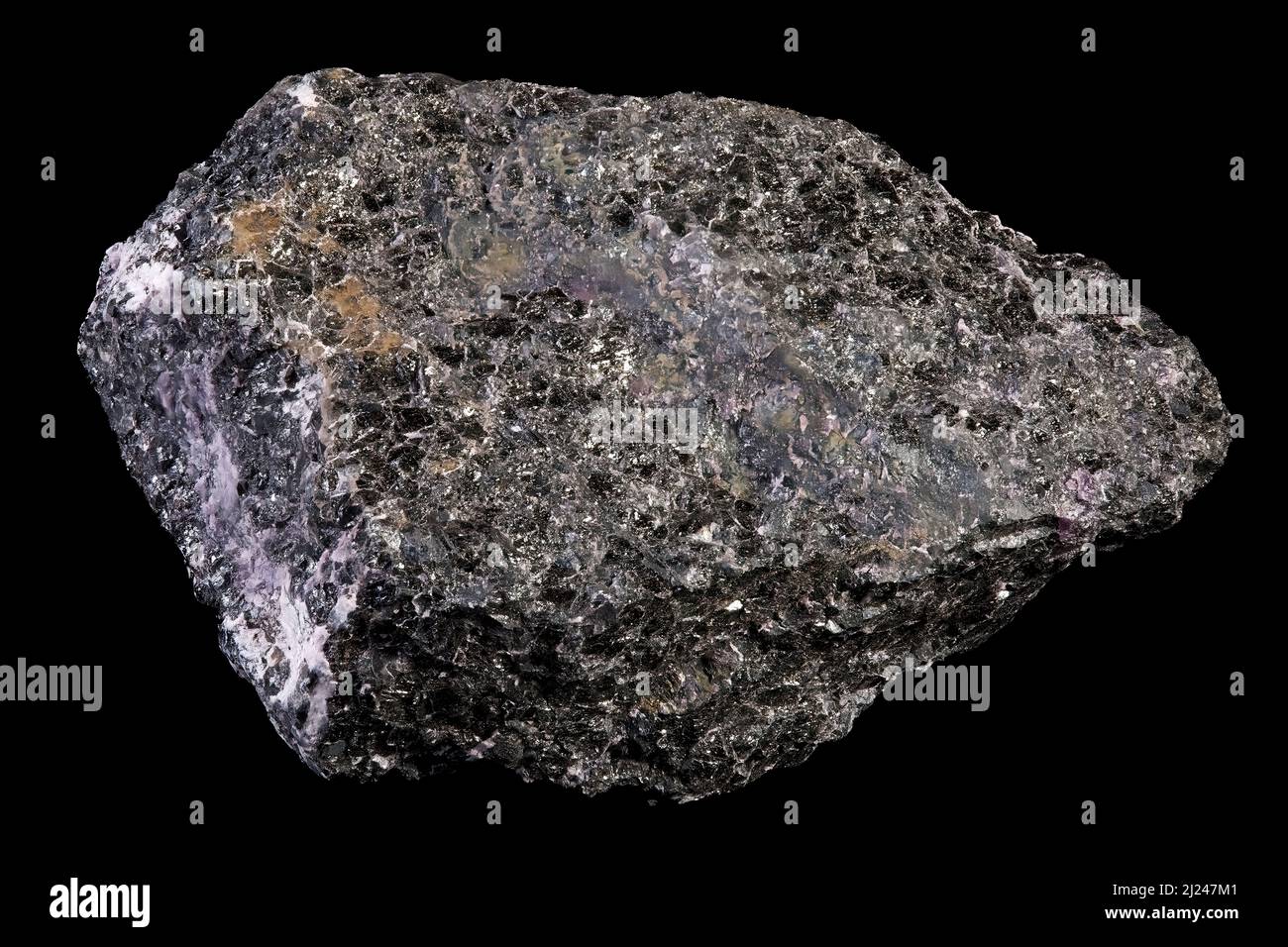 La chromite (minerai de chrome) Banque D'Images