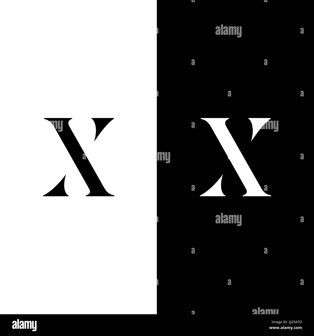 X lettres initiales icônes monogramme vecteur inspiration logo design Illustration de Vecteur