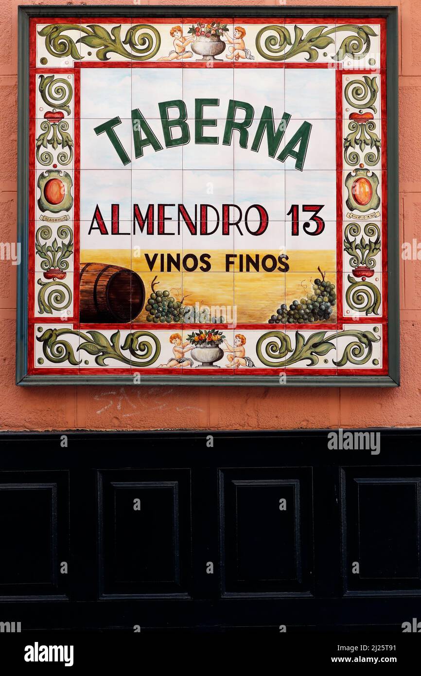 Restaurant traditionnel : Taberna. Banque D'Images