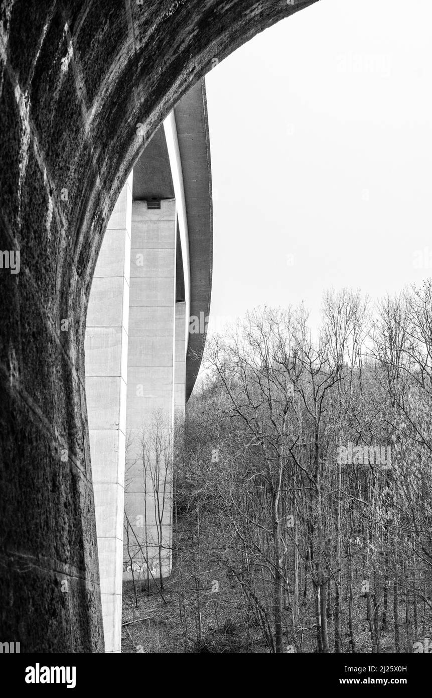 Pont Tunnel Banque D'Images