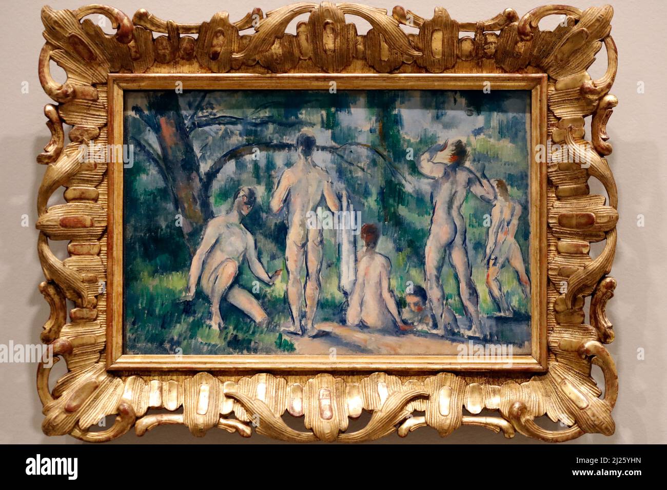 Baignoires. AIX-en-Provence (1892 -1906 ). Paul Cezanne ( 1839 -1906 ). Exposition : les icônes de l'art moderne de la collection Morozov de la Fondation Banque D'Images