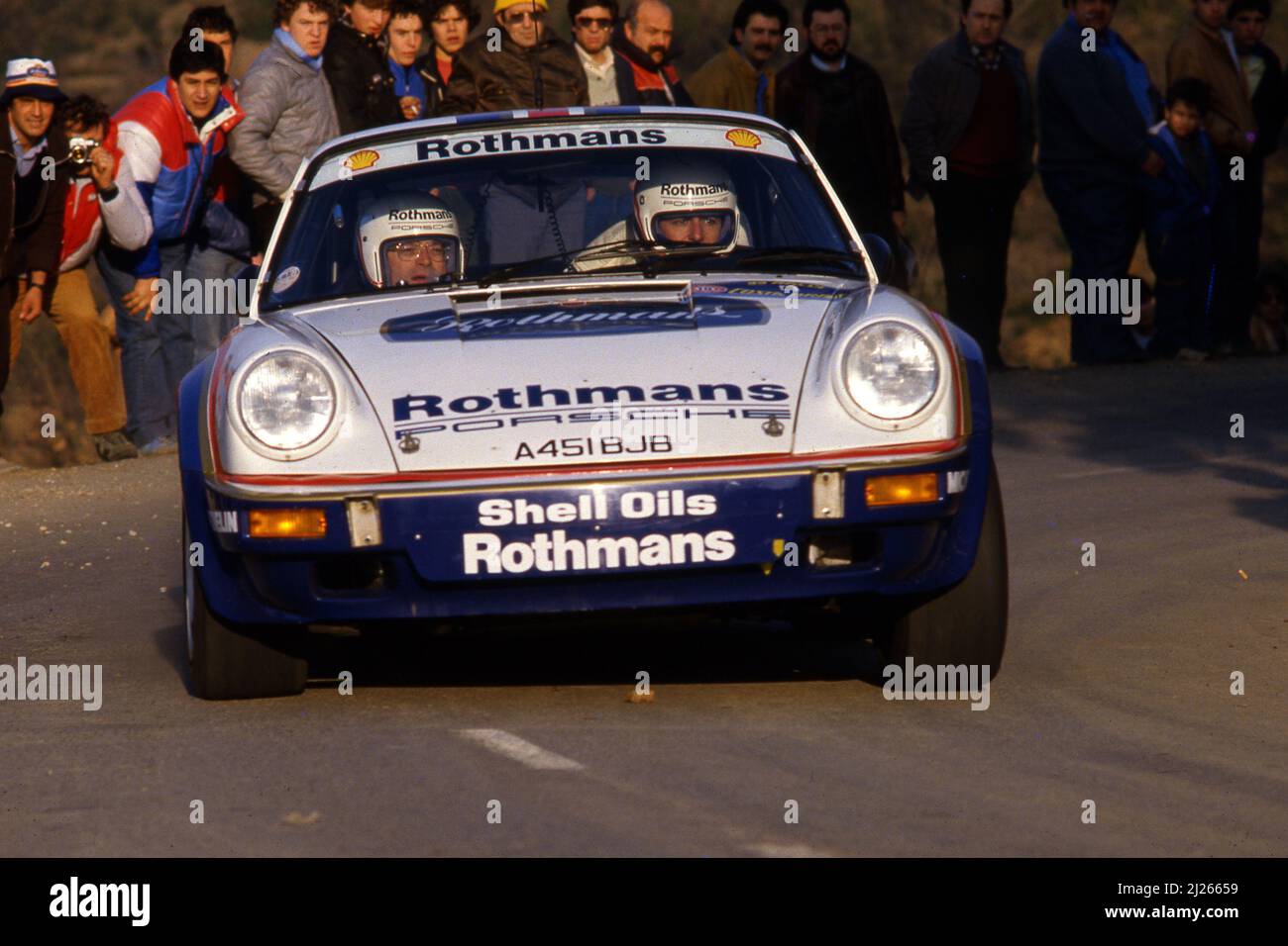 Bernard Beguin (FRA) Jean Jacques Lenne (FRA) Porsche 911 SC RS GRB  Rothmans Porsche Rally Team Photo Stock - Alamy