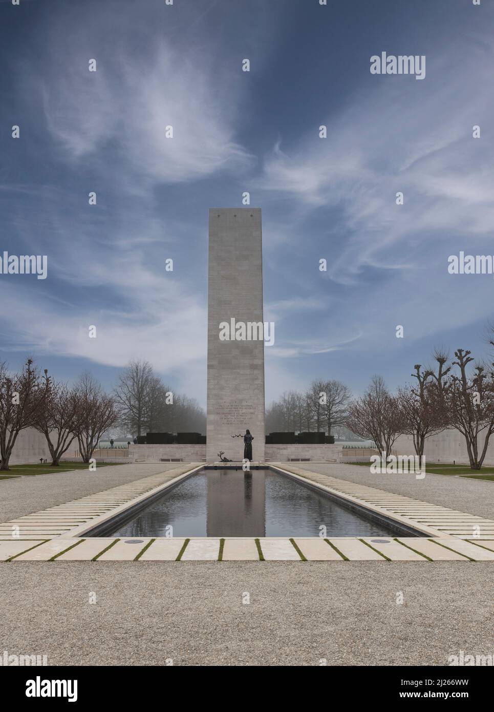 Cimetière américain néerlandais à Margraten Banque D'Images