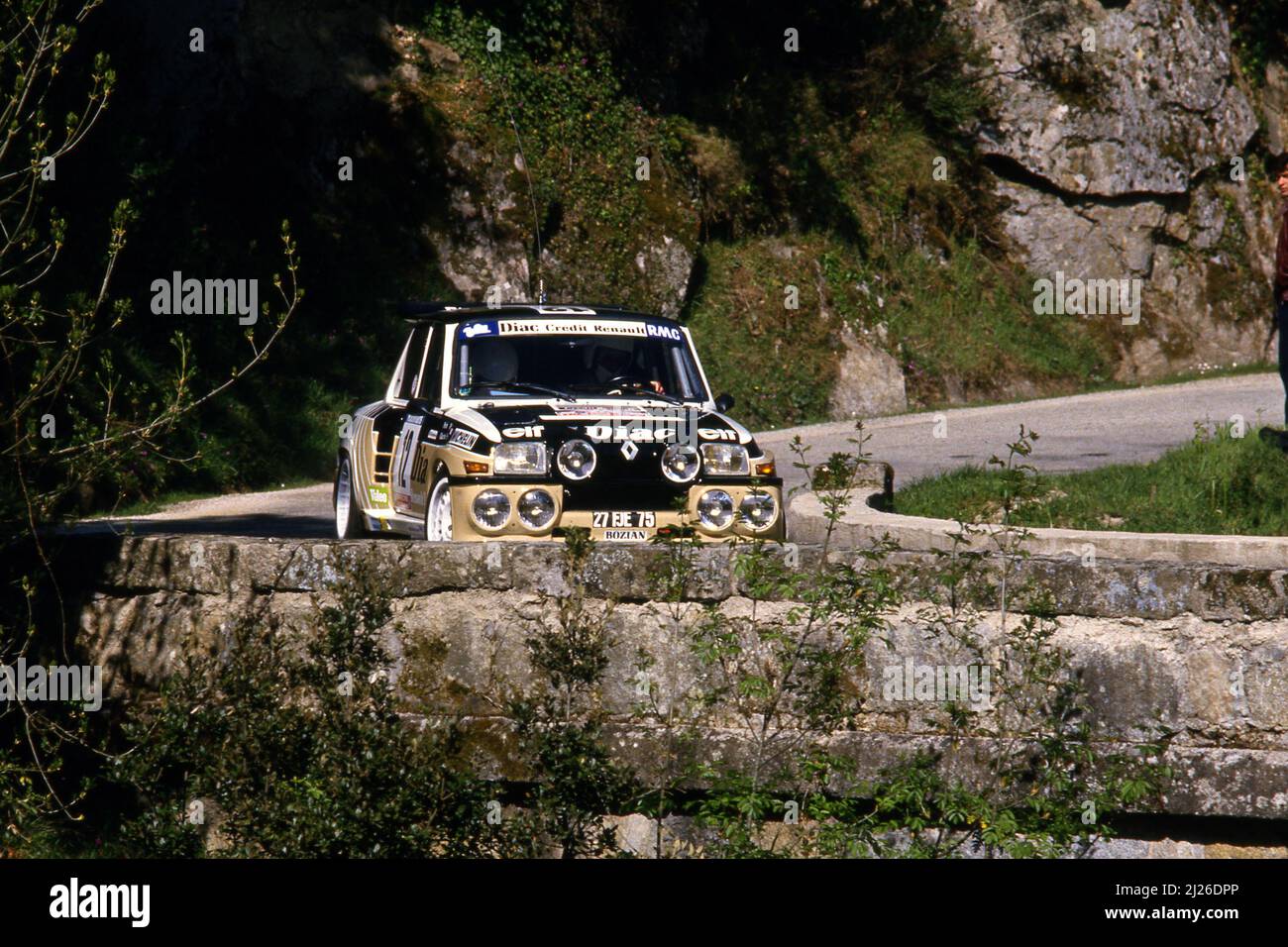 Photo Ancienne – François Chatriot / Michel Perin – Renault 11 Tour De Corse 1987