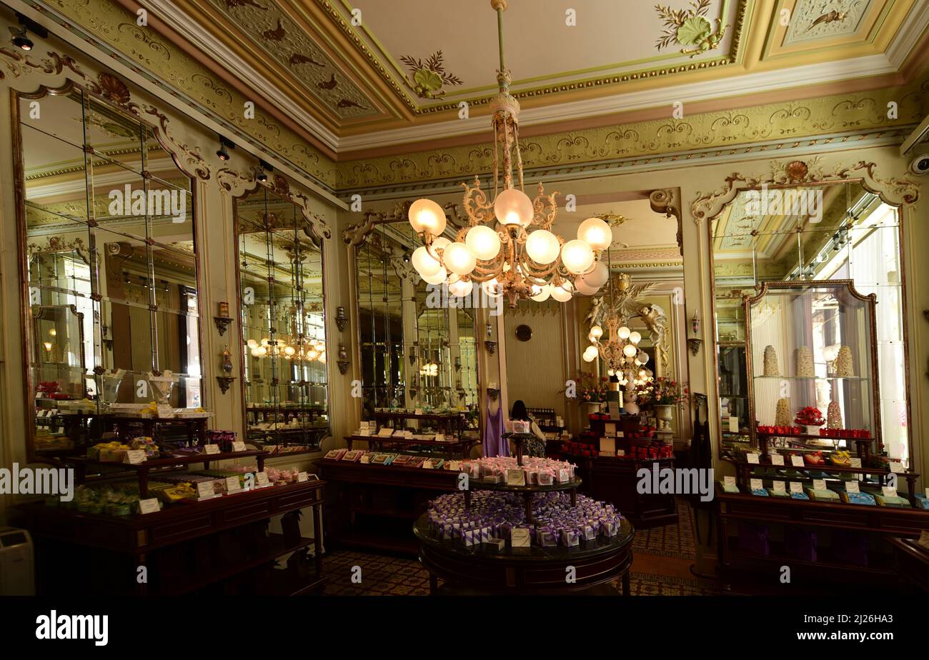 Café Demel, Cake traditionnel et chocolats Shop dans le centre-ville. Vienne, Autriche Banque D'Images