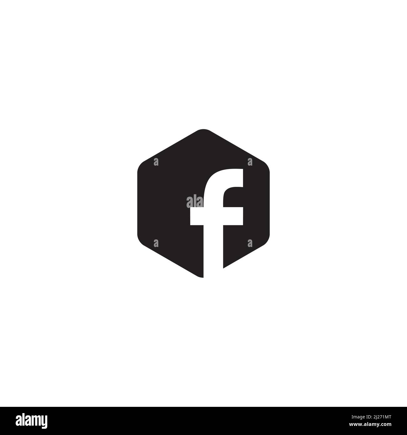 Logo ou icône Facebook Illustration de Vecteur