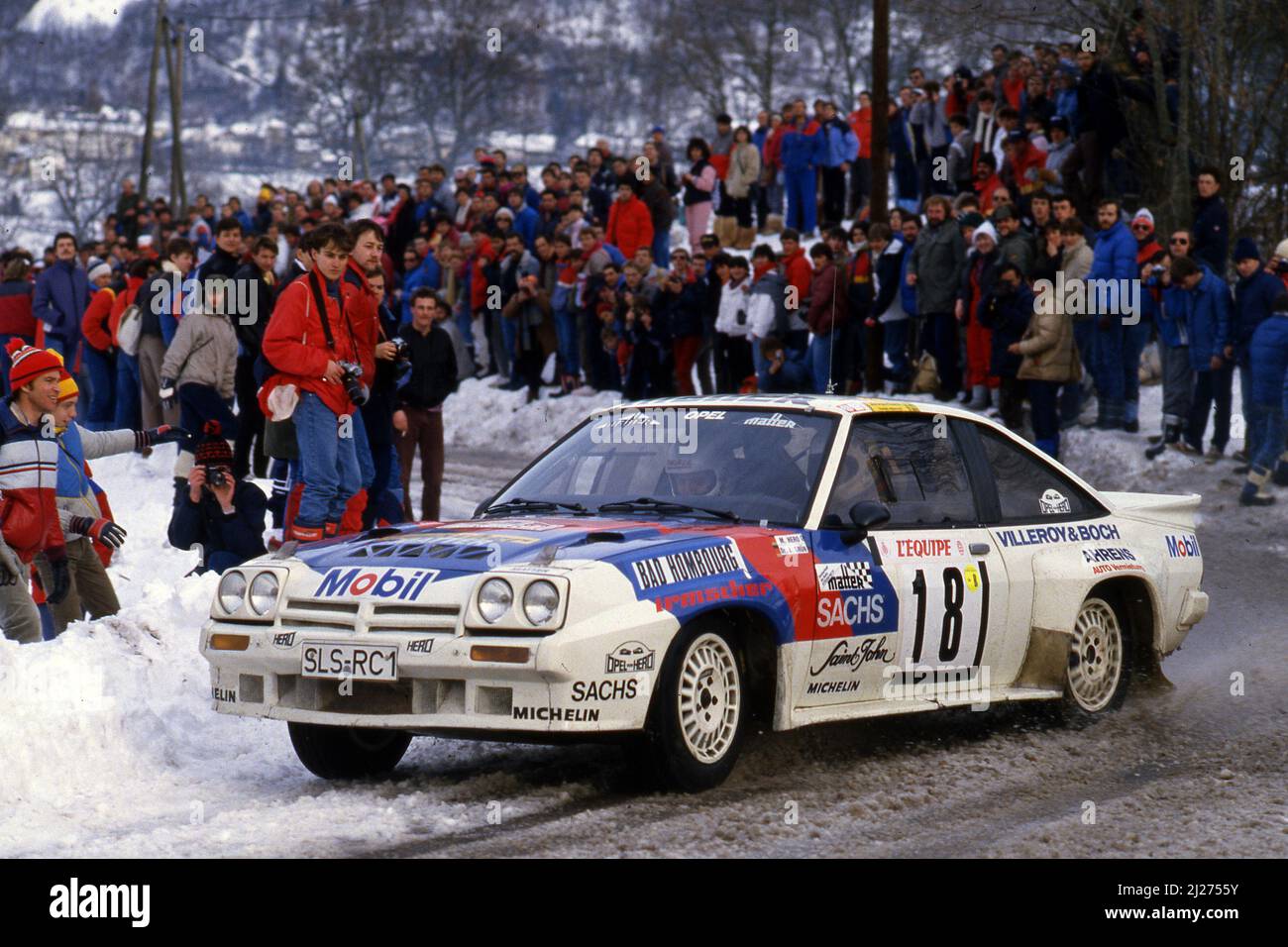 Manfred Hero (GER) Ludwig Grot (GER) Opel Manta 400 GRB Irmscher Banque D'Images