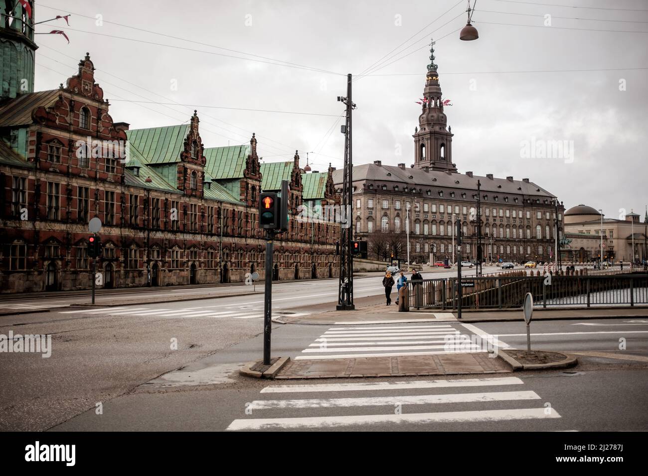 Photos de la vie quotidienne dans la capitale du Danemark, Copenhague, Banque D'Images