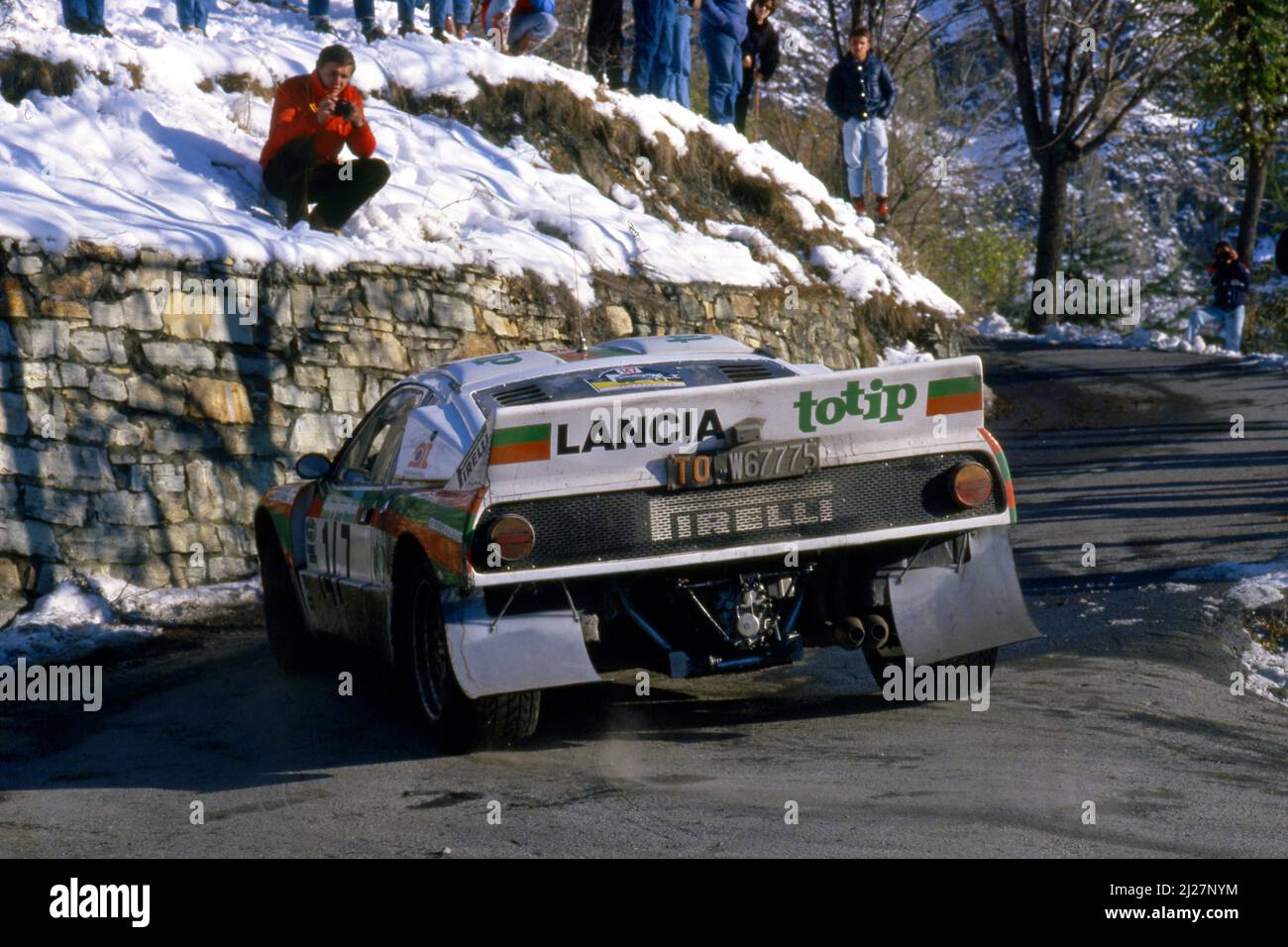 Michele rayneri lancia rally 037 grb Banque de photographies et d