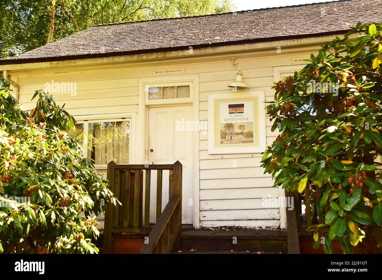 St Ann's Schoolhouse, Victoria, île de Vancouver, Colombie-Britannique, Canada Banque D'Images