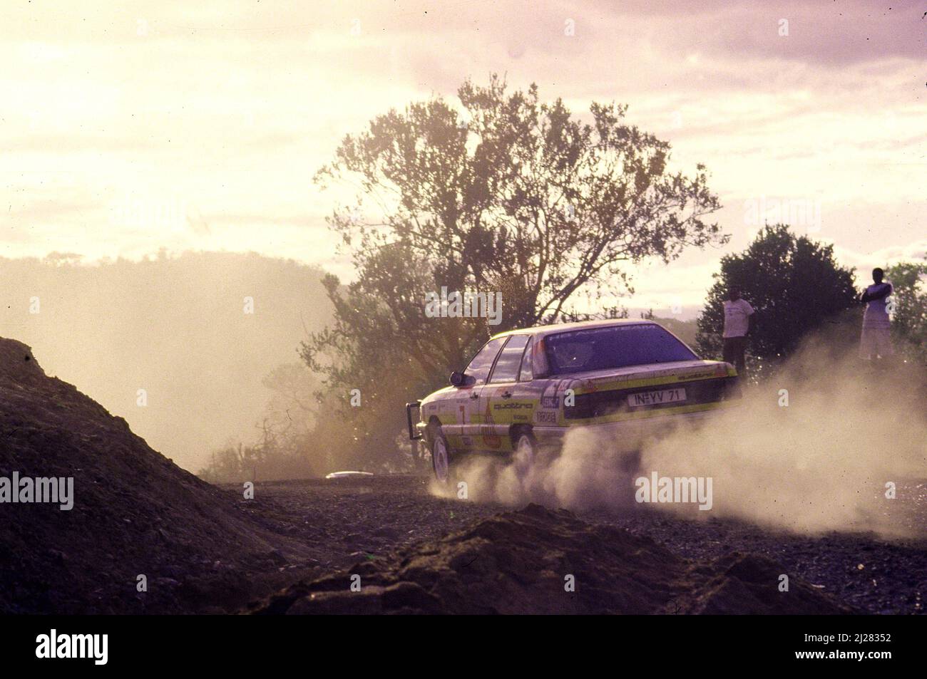 Hannu Mikkola (fin) Arne Hertz (SWE) Audi 200 Quattro GRA Audi Sport 1st positions Banque D'Images