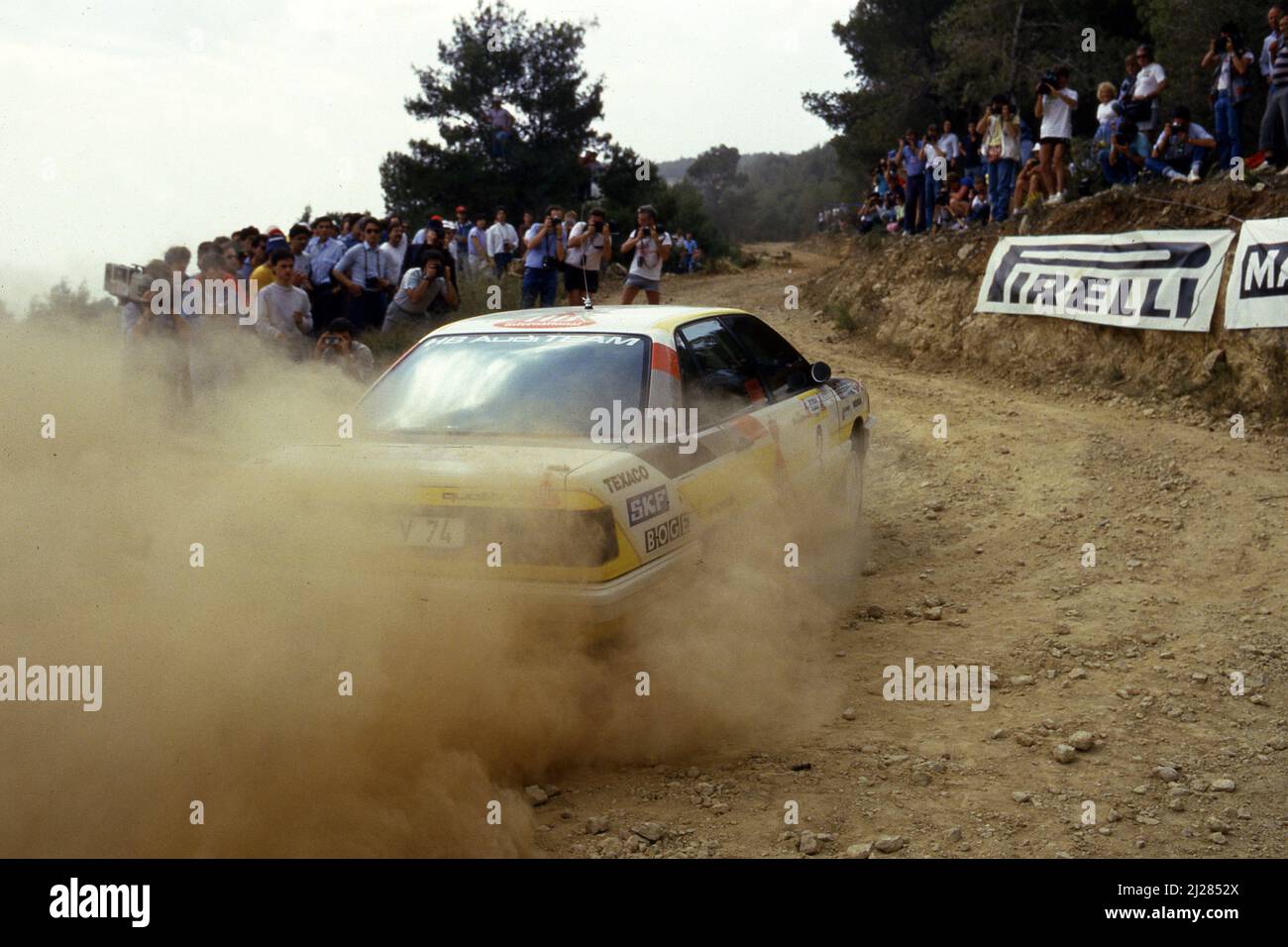 Walter Rohrl (GER) Christian Geistdorfer (GER) Audi 200 Quattro GRA Audi Sport Banque D'Images