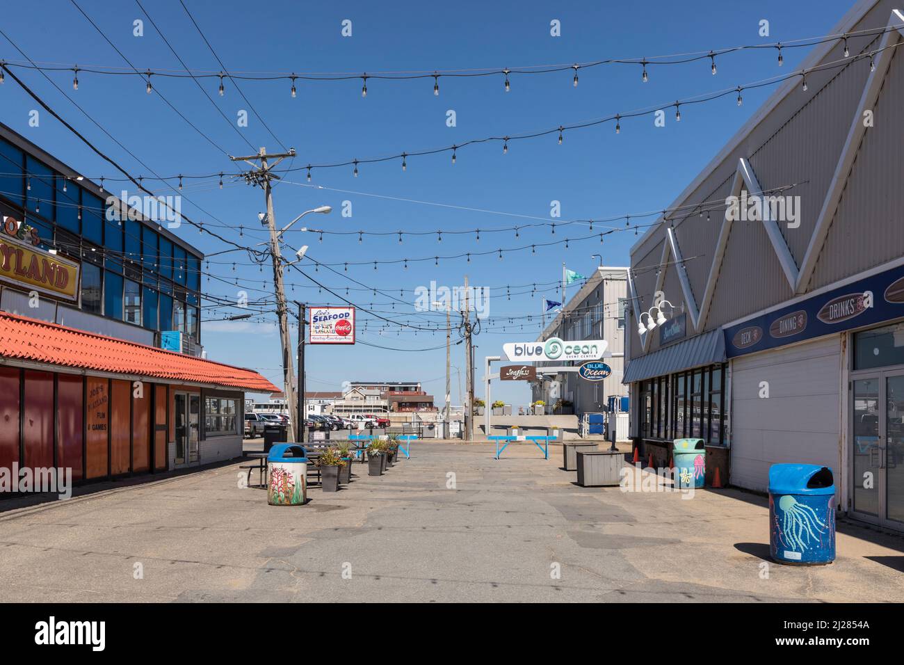 Salisbury, États-Unis - 28 septembre 2017 : promenade de la plage à Salisbury, États-Unis. En plus de la diversité de Salisbury, la ville accueille une grande variété d'ev Banque D'Images