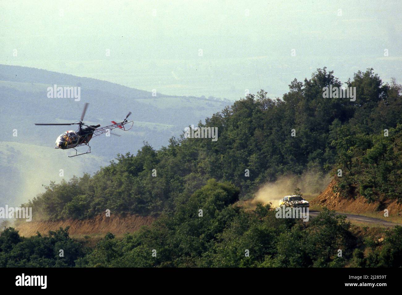 Walter Rohrl (GER) Christian Geistdorfer (GER) Audi 200 Quattro GRA Audi Sport Banque D'Images