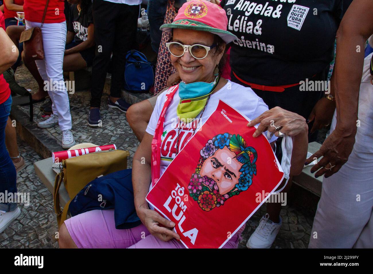 Rio de Janeiro, Rio de Janeiro, Brésil. 30th mars 2022. (INT) l'ancien Président Lula participe à une réunion internationale à l'Université d'Etat de Rio de Janeiro. 30 mars 2022, Rio de Janeiro, Brésil : L'ancien président Luiz Inacio Lula da Silva participe à la rencontre internationale‚ â â â â â â â â â‚ â â â â‚" démocratie et Egalité pour un nouveau modèle de développement solidaire, tenue par l'Université d'Etat de Rio de Janeiro (UERJ) et le Groupe Puebla, à Marielle Franco Acoustic Conha, sur le campus universitaire, mercredi (30). Crédit : ZUMA Press, Inc./Alay Live News Banque D'Images