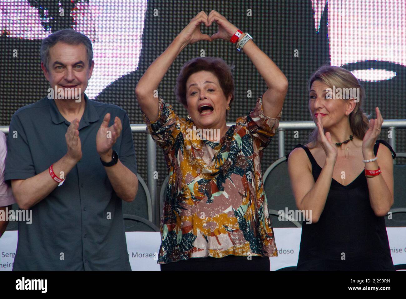 Rio de Janeiro, Rio de Janeiro, Brésil. 30th mars 2022. (INT) l'ancien Président Lula participe à une réunion internationale à l'Université d'Etat de Rio de Janeiro. 30 mars 2022, Rio de Janeiro, Brésil : L'ancien président Luiz Inacio Lula da Silva participe à la rencontre internationale‚ â â â â â â â â â‚ â â â â‚" démocratie et Egalité pour un nouveau modèle de développement solidaire, tenue par l'Université d'Etat de Rio de Janeiro (UERJ) et le Groupe Puebla, à Marielle Franco Acoustic Conha, sur le campus universitaire, mercredi (30). Crédit : ZUMA Press, Inc./Alay Live News Banque D'Images