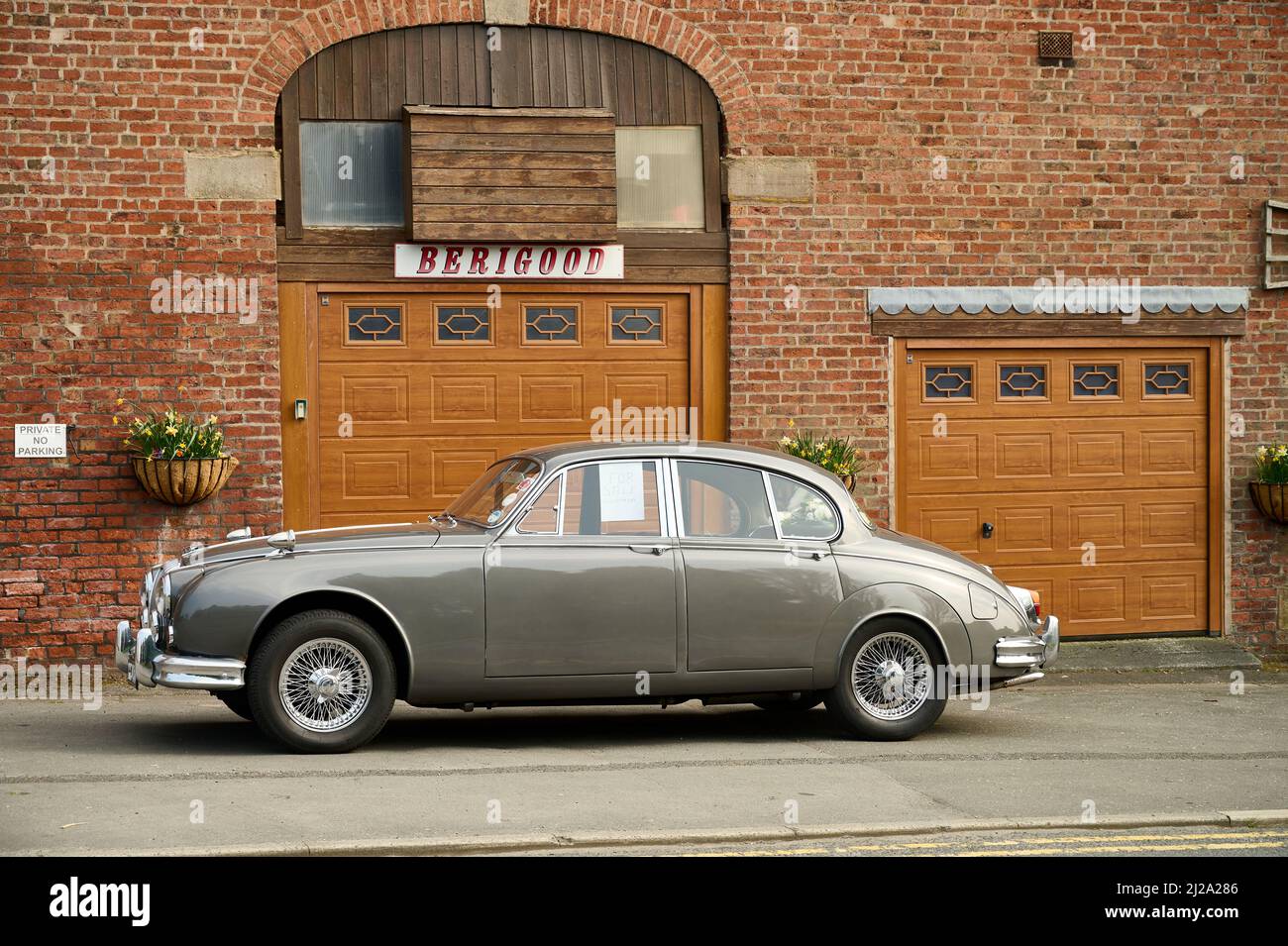Voiture Daimler 1960s Banque D'Images