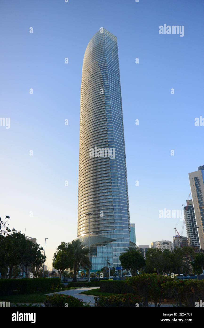 La tour Landmark à Abu Dhabi, Émirats arabes Unis. Banque D'Images
