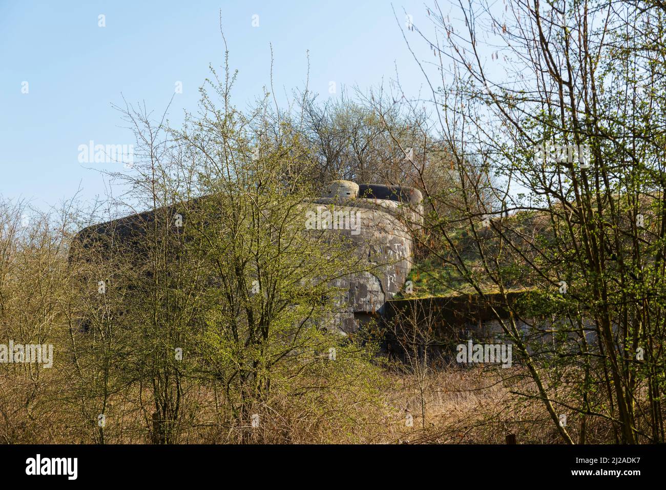 fort battice en belgique autour de liège Banque D'Images