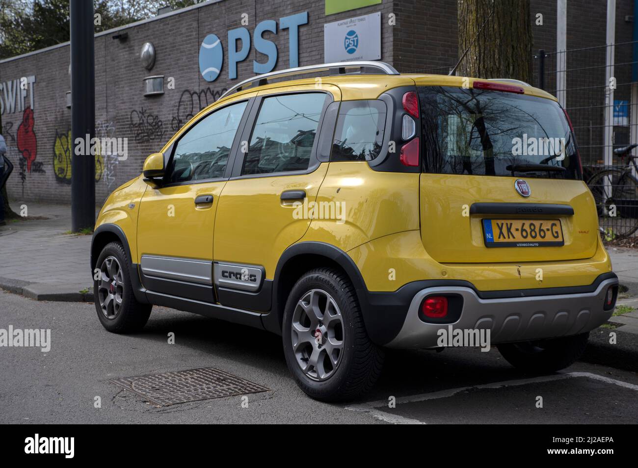 Arrière Fiat Panda Cross à Amsterdam, pays-Bas 30-3-2022 Banque D'Images