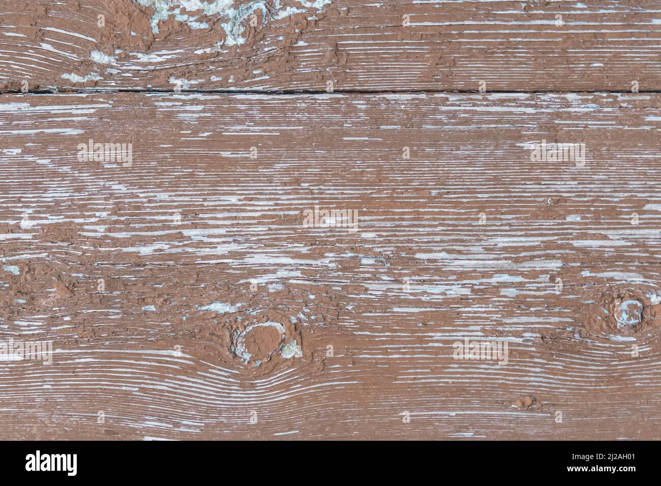 Vieux panneaux de clôture usés en bois texture abîmée brun sale obsolète arrière-plan de la planche. Banque D'Images