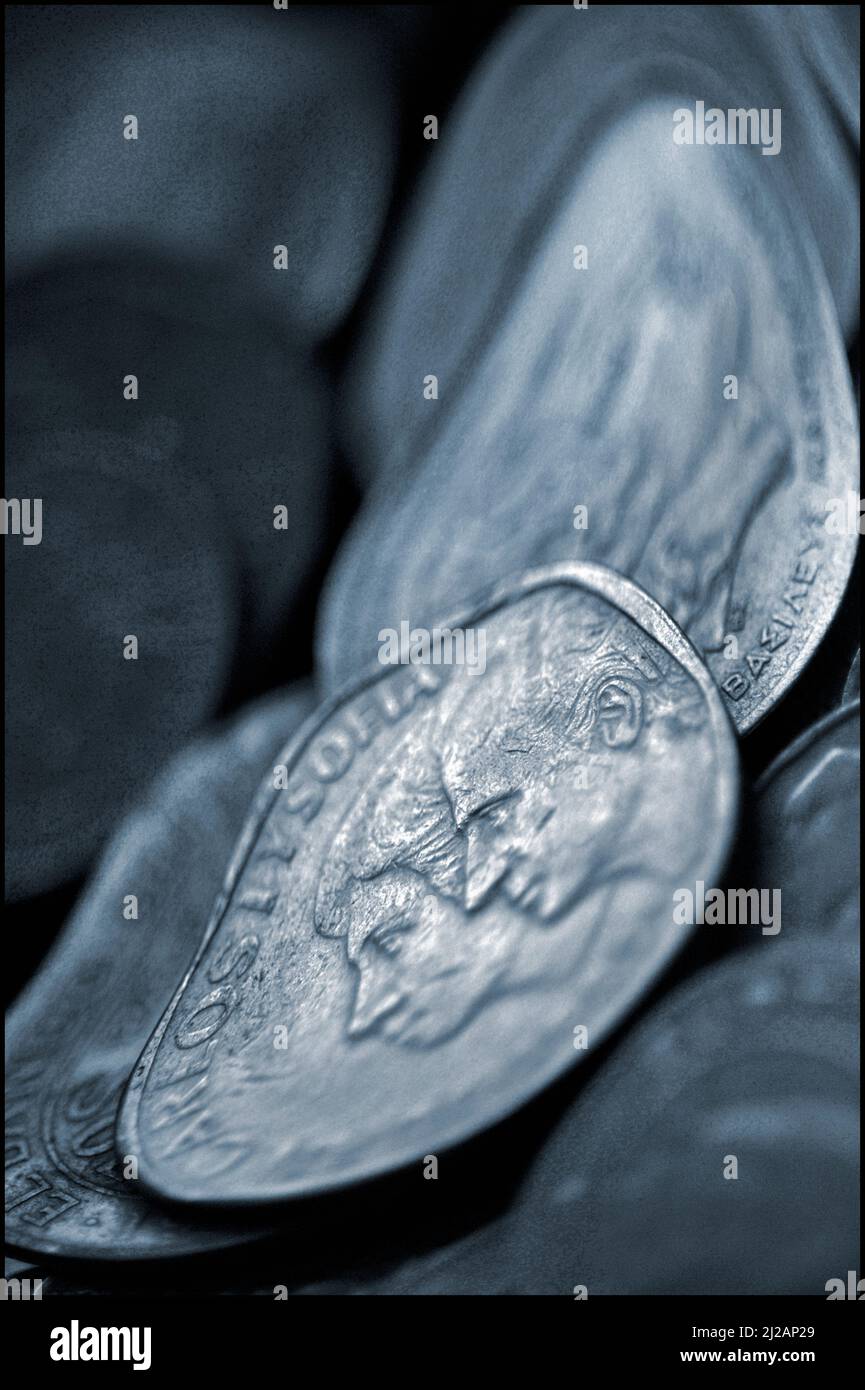 distorsion du marché des devises étrangères Banque D'Images