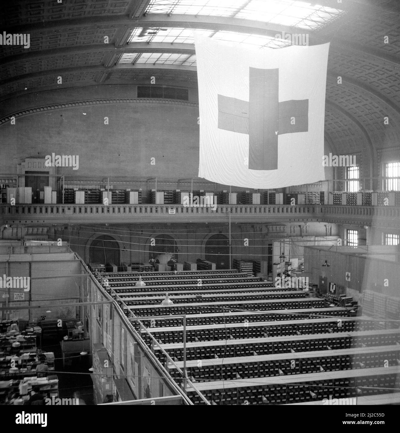 Intérieur du bureau ca: Mai 1946 Banque D'Images