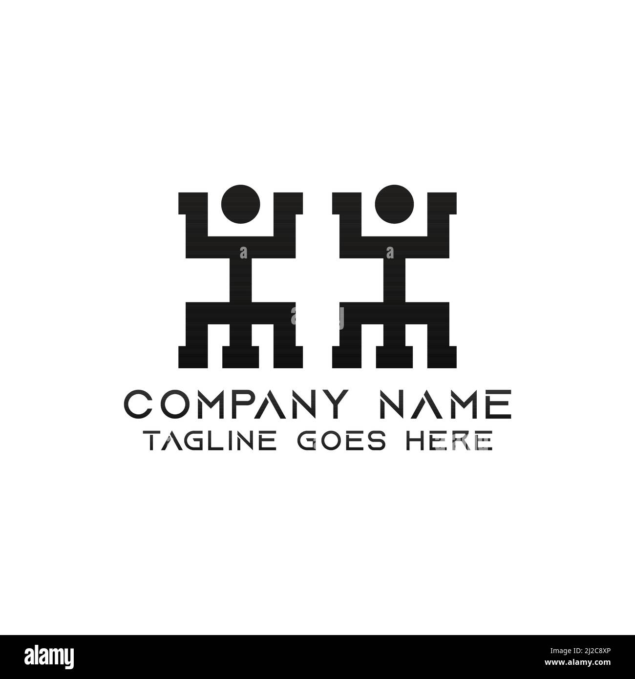 Modèle de conception du logo Health Care. Modifiable, redimensionnable, EPS 10, illustration vectorielle. Illustration de Vecteur