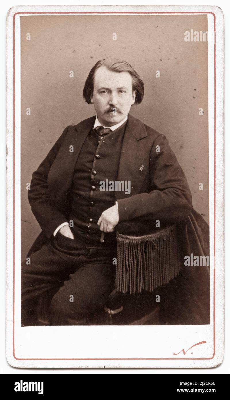 Portrait de l'artiste français Gustave doré (1832 - 1883), 1867. Photographie de Nadar (1820 - 1910). Banque D'Images