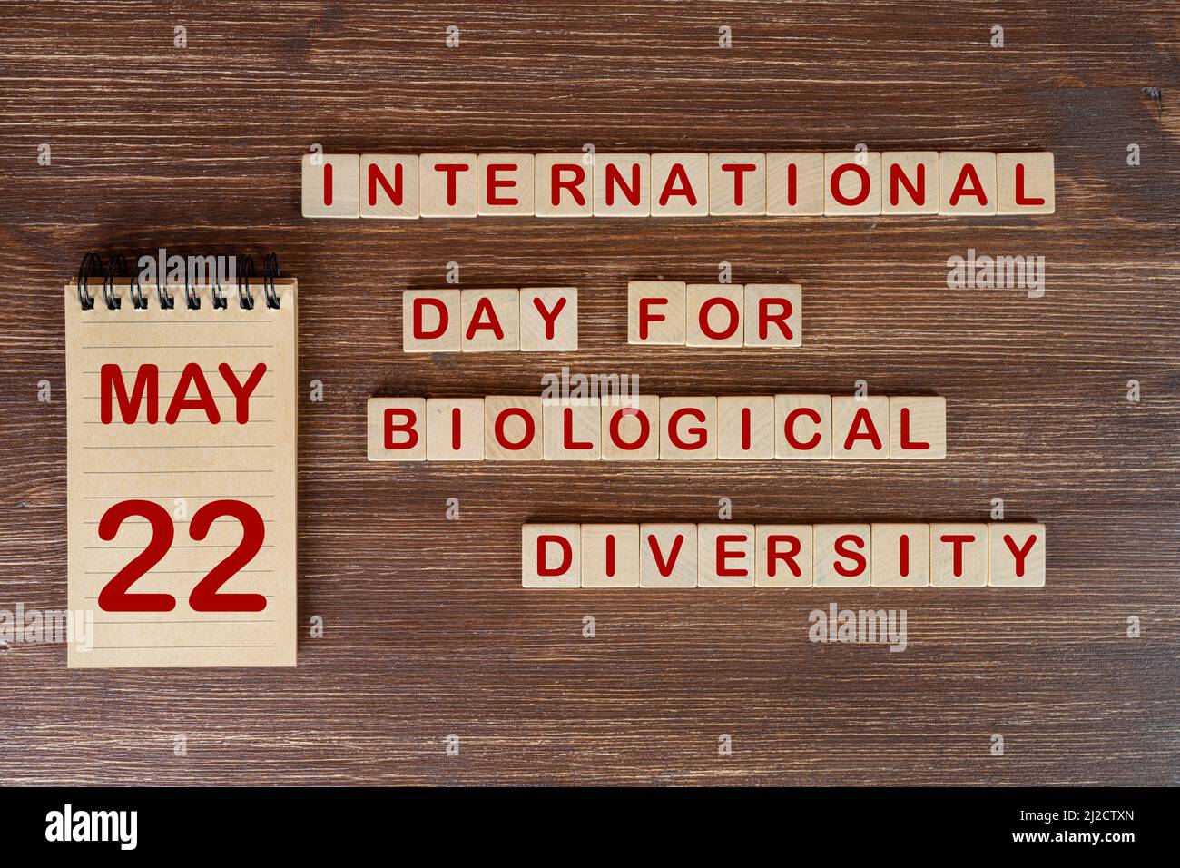 La célébration de la Journée internationale de la diversité biologique le 22 mai Banque D'Images