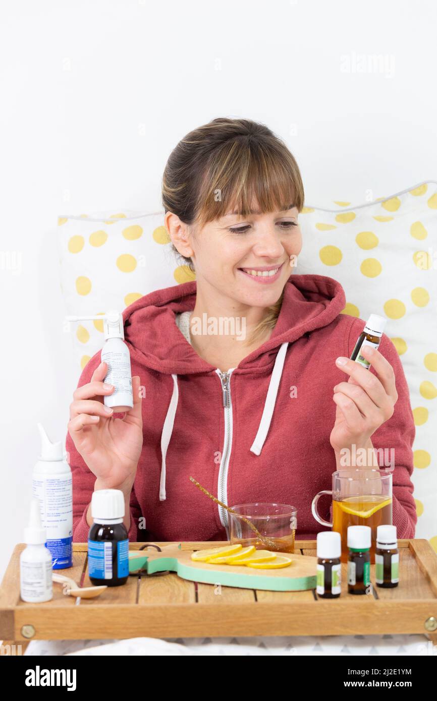 Maux d'hiver Banque D'Images