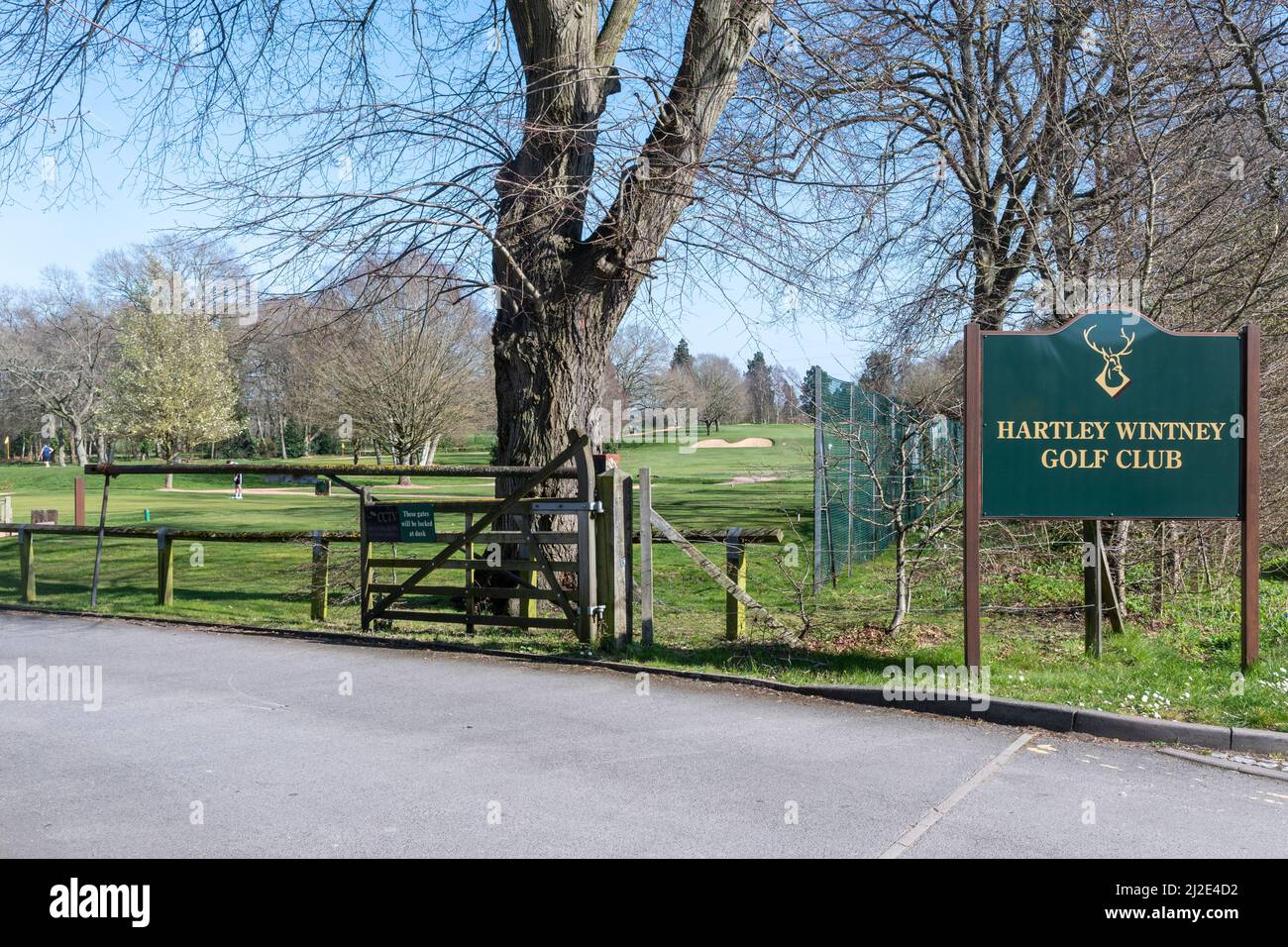 Hartley Wintney, club de golf du Hampshire, Angleterre, Royaume-Uni Banque D'Images