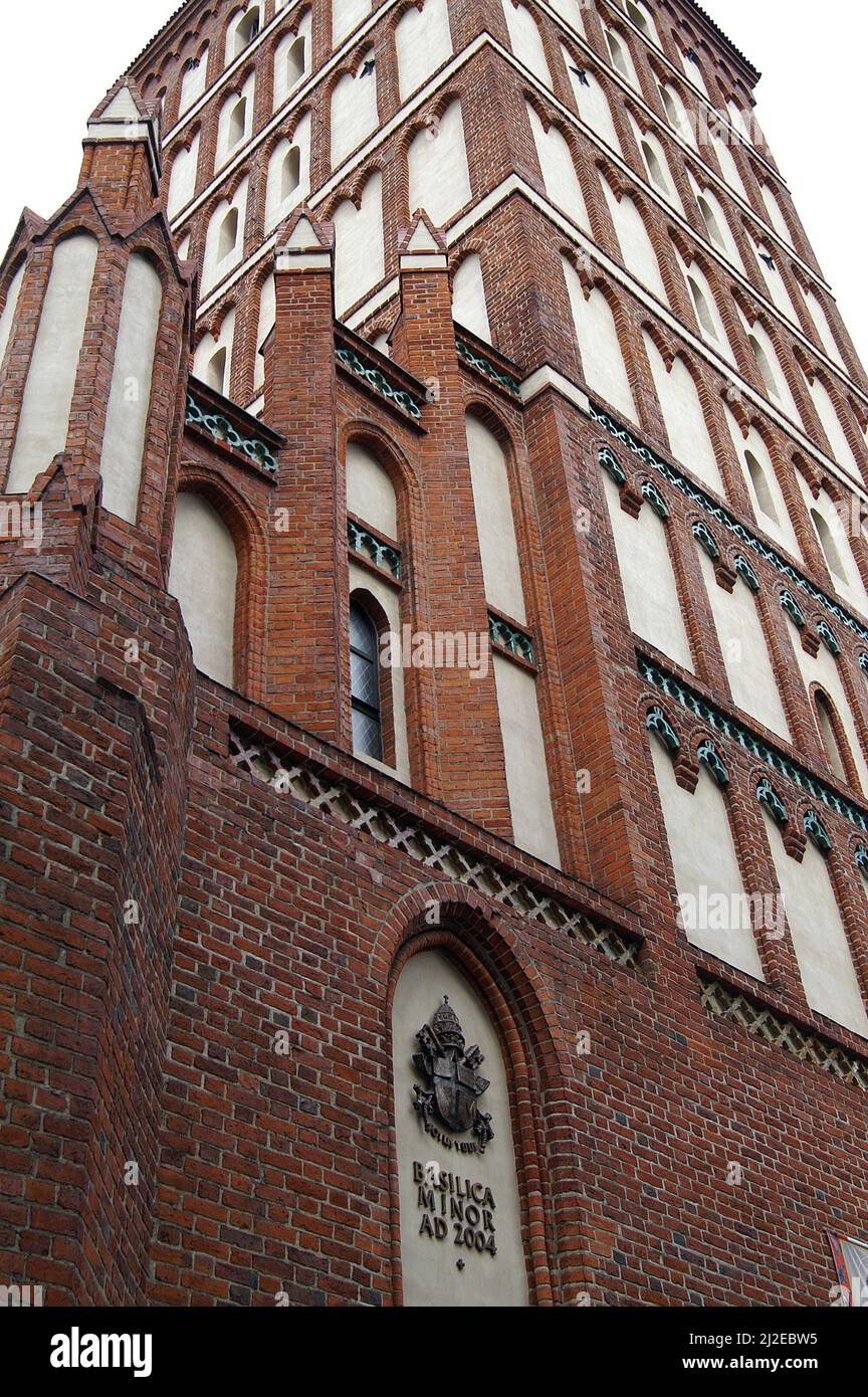 Olsztyn, Warmia, Pologne, Polen, Polska, Kathedralbasilika St. Jakob, Bazylika konkatedralna św. Jakuba W Olsztynie, basilique Saint-Jacob à Olsztyn Banque D'Images