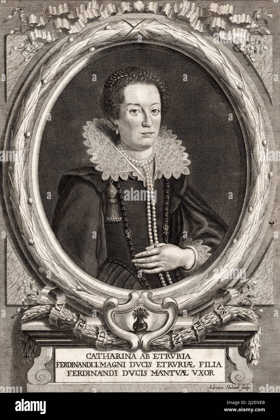 Catherine de' Medici, 1519 – 1589, une noble italienne, Reine consort de France Banque D'Images
