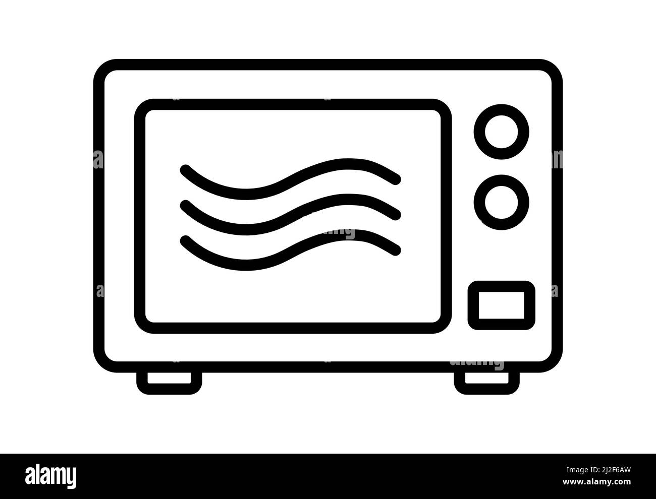 Cuisine micro-ondes symbole four icônes d'illustration vectorielles Illustration de Vecteur