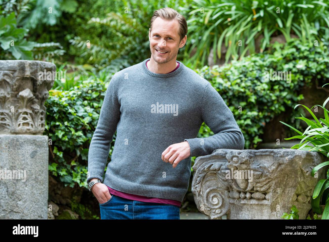 Alexander Skarsgård participe à la photocall «Northman» à Rome. (Photo de Stefano Costantino / SOPA Images/Sipa USA) Banque D'Images